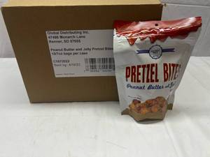 10x 7oz Bags Peanut Butter & Jelly Pretzel Bites