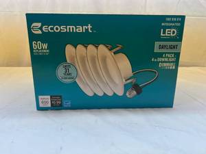 4x 4pack Ecosmart 4 Downlight Dimmaable