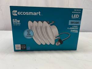 4x 4pack Ecosmart 4 Downlight Dimmaable