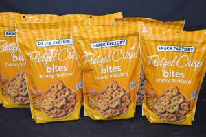 6ct 12oz Bag of Snack Factory Pretzel Crisps Bites - Honey Mustard Flavor