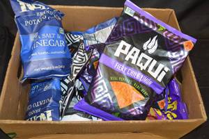 Box of Bulk Assorted ChipsSnacks - See Pictures