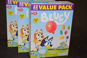 3ct Value Pack Bluey Fruit Flavored Snacks Best by 04012024