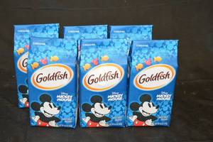 6ct Pepperidge Farm Mickey Mouse Goldfish Snacks Best by 03312024
