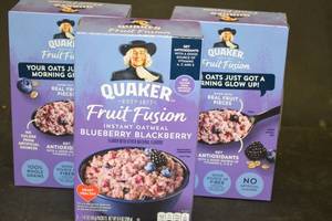 3ct Quaker Instant Oatmeal Blueberry Blackberry Flavor