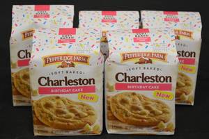 5ct Pepperidge Farm Charleston Soft Baked Birthday Cake Cookie Best by 03312024