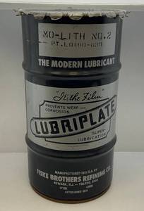 Vintage Lubriplate Barrel 14 x 27 (COOL FOR MAN CAVE)
