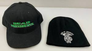 Vintage DEAD PRESIDENTS Snap Back Hat & Sons Of Anarchy Stocking Cap (Both In New Condition)