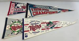 Vintage MINNESOTA TWINS Pennants 11 x 30