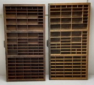 Vintage Printers Drawers (MAKE GREAT SHELVES) 16 12 x 32 14