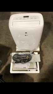LG 6,000 BTU Portable Air Conditioner Cools 250 Sq. Ft. with Dehumidifier in White  Customer Returns See Pictures