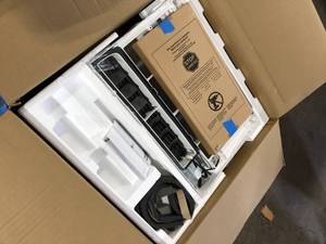 LG 23,500 BTU 230208V Window Air Conditioner Cools 1400 Sq. Ft. with Dual Inverter, Wi-Fi Enabled & Remote in White Customer Returns See Pictures