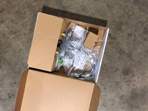 4-in Centerset 2-Handle bathroom faucet with plastic push pop up in Chrome Customer Returns See Pictures