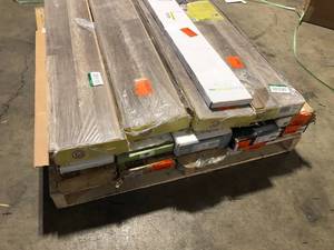 Pallet of Mixed Assorted Flooring Various Models and Conditions  Customer Returns See Pictures