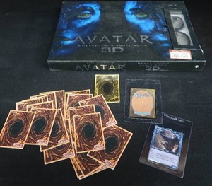 JAMES CAMERONS AVATAR COLLECTORS VAULT BOOK 3D plus  YU-GI-OH CARDS