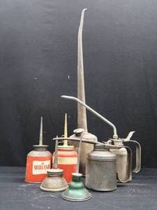 VINTAGE OIL CANS