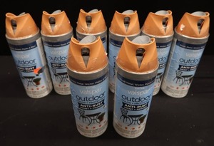 8 NEW CANS OF SPRAY PAINT.