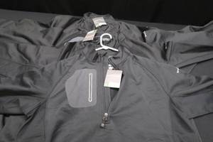 4 LARGE NEW EDDIE BAUER PERFORMANCE HALF-ZIP-FLEECE
