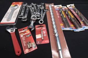NEW MASONRY DRILL BITS WRENCHES AND MORE
