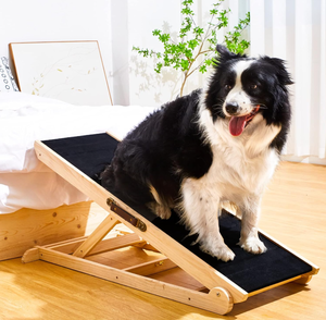 lot 129 image: Woohoo Dog Ramp - with Innovative Non-Slip Rubber Mat