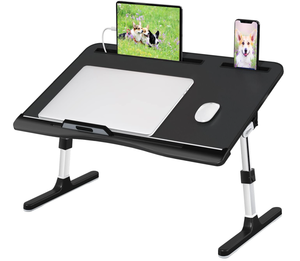 lot 144 image: Portable Desk for Laptop,Adjustable Computer Standing Desk with Heights and Angles for Home Office