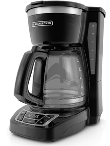 lot 145 image: BLACKDECKER 12-Cup Digital Coffee Maker, CM1160B-1
