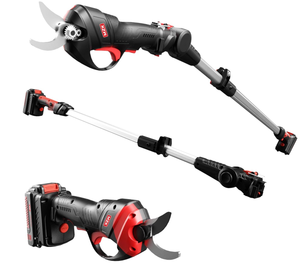 lot 166 image: MZK 20V Pole Pruning Shear, Battery Powered Cordless Electric Pruning, Reach To 12-ft, Tree Pruner with Rechargeable Battery