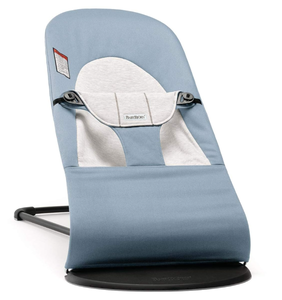lot 169 image: BABYBJRN Bouncer Balance Soft, CottonJersey, BlueGray