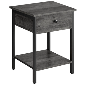 lot 333 image: VASAGLE Nightstand, Bedside Table with Drawer