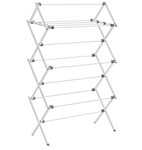 lot 345 image: SONGMICS Foldable Clothes Drying Rack, 14.6 x 29.5 x 53.2 Inches