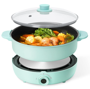 lot 532 image: KLOLKUTTA Hot Pot Electric with Burner, 5.3QT