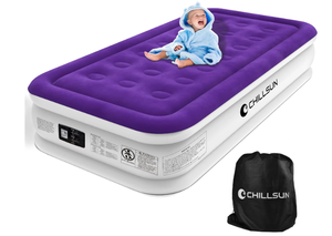 lot 540 image: CHILLSUN Twin Air Mattress with Built in Pump,16