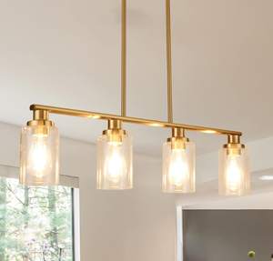 lot 546 image: Kitchen Island Lighting, 4-Light