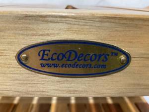 lot 595 image: EcoDecors - Bench - Shower Stool