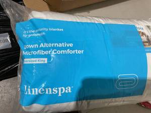 lot 228 image: LinenSpa Lightweight White Alternative Comforter Duvet
