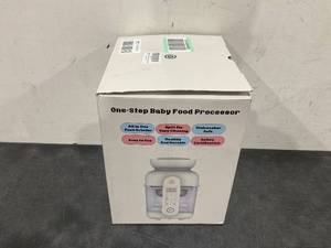 lot 380 image: BABYNUTRI Auto Baby Food Maker Blender & Steamer