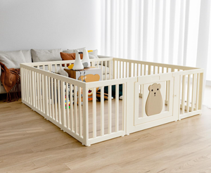 lot 18 image: BanaSuper Baby Playpen 79 x71 14 Panels