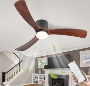 lot 24 image: GESUM 52 Ceiling Fan With Lights Remote Control