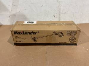lot 137 image: MAXLANDER String TrimmerEdger 10 inch with 2 PCS 2.0Ah Batteries, 20V Cordless Wacker with 1 PCS Quick Charger & 6 PCS Replacement Spool Trimmer Lines, Lightweight Weed Edger
