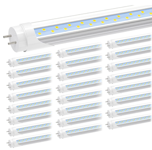 lot 34 image: JESLED T8 4FT LED Type B Light Bulbs, 24W 6000K-6500K, 3000LM, 25 Pack