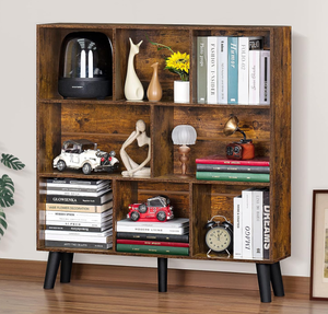 lot 37 image: LEYAOYAO 8 Cube Bookshelf,3 Tier