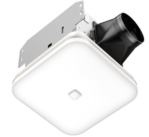 lot 49 image: OREiN Bathroom Exhaust Fan with Light, 26W Bathroom Fan with LED Light, 100 CFM