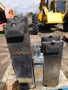 3 Sets of Forklift Forks - G, H, I