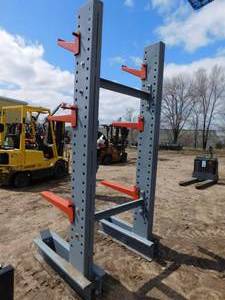 Adjustable Vertical Metal Rack  Shelf