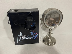 lot 111 image: Magnifying Lighted Mirror and Boots