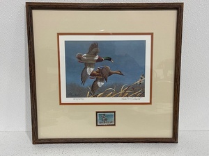 lot 135 image: 1981 Federal Duck Stamp and Print