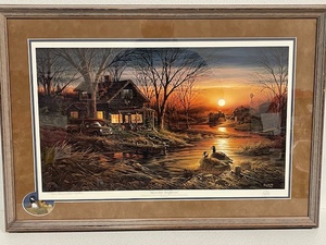 lot 150 image: Terry Redlin Print
