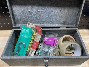 lot 6 image: Tool Box with Hardware Items