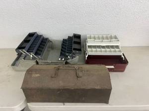 lot 51 image: Tool Box & Tackle Boxes
