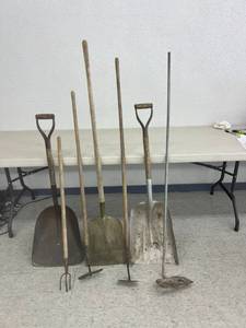 lot 63 image: Long Handle Tools