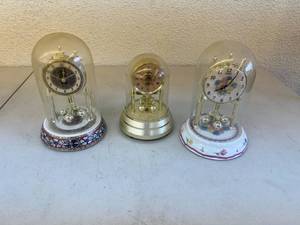 lot 175 image: Domed Clocks
